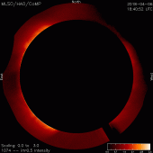Latest Mauna Loa image of the Sun